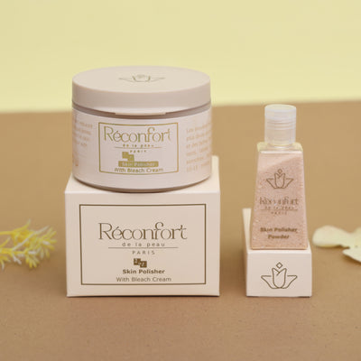 2 in 1 Skin Polisher with bleach cream